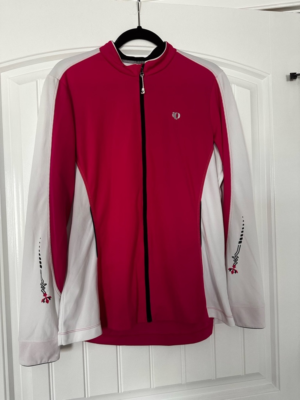 Pearl Izumi Hot Pink and White Women's Cycling Jersey